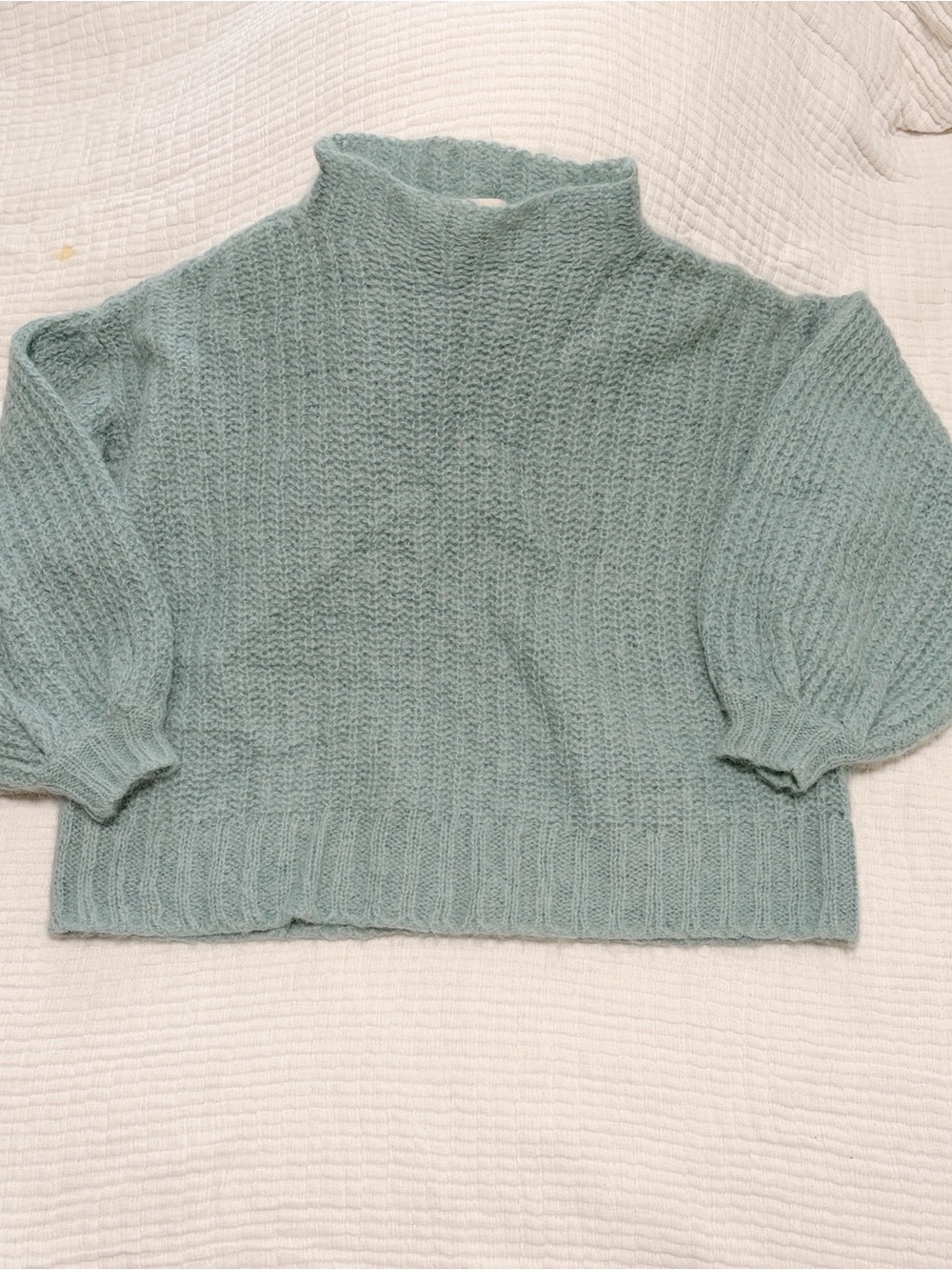 Sezane Mock Neck Sweater